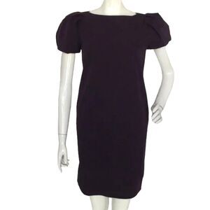 DIANE VON FURSTENBERG Mini Dress, 2, Purple, Lionel, Stretch, Pullover